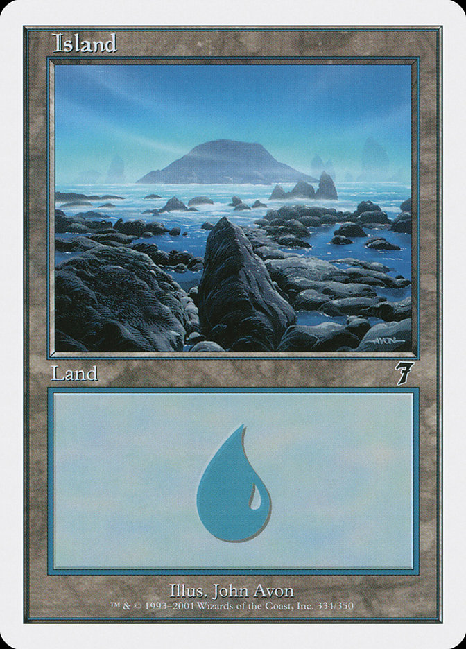 {B}[7ED 334] Island (334) [Seventh Edition]