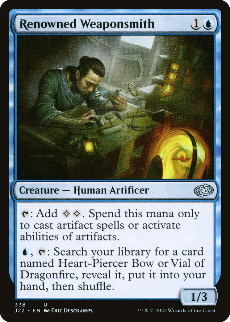 {C} Renowned Weaponsmith [Jumpstart 2022][J22 338]