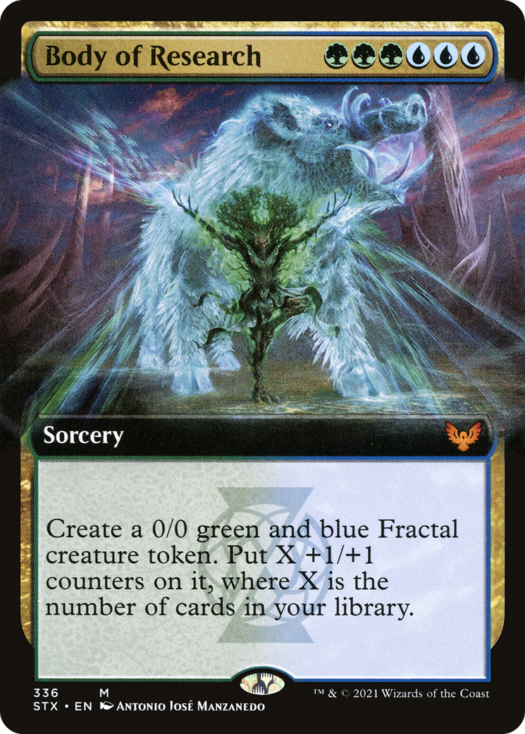 {R} Body of Research (Extended Art) [Strixhaven: School of Mages][STX 336] - Misty Mountain Games