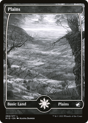 {B}[MID 268] Plains (268) [Innistrad: Midnight Hunt]