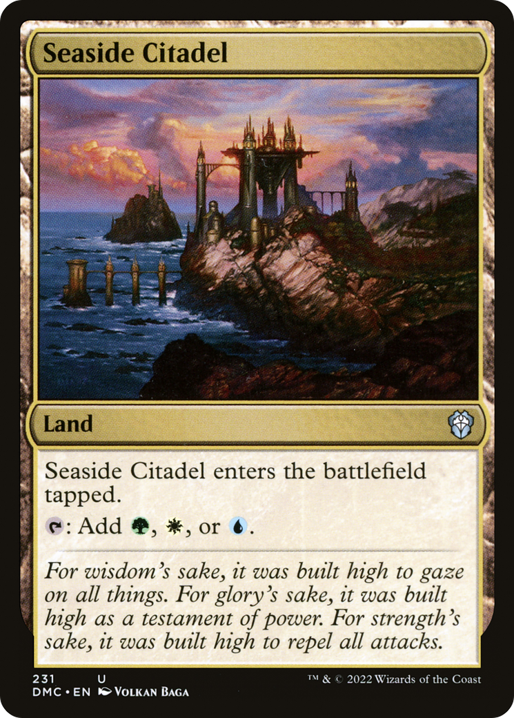 {C} Seaside Citadel [Dominaria United Commander][DMC 231]