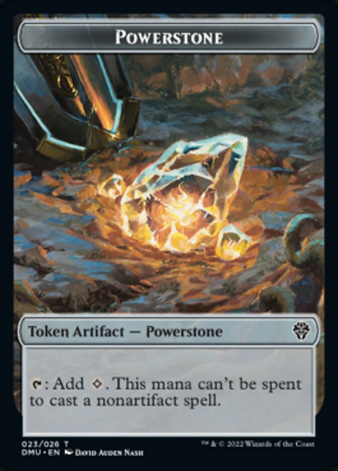 {T} Soldier // Powerstone Double-sided Token [Dominaria United Tokens][TDMU 004]