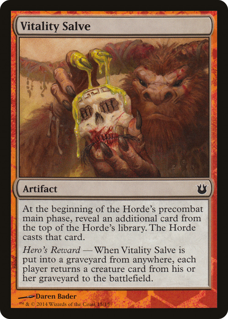 {C} Vitality Salve [Born of the Gods Battle the Horde][PA TBTH 015]