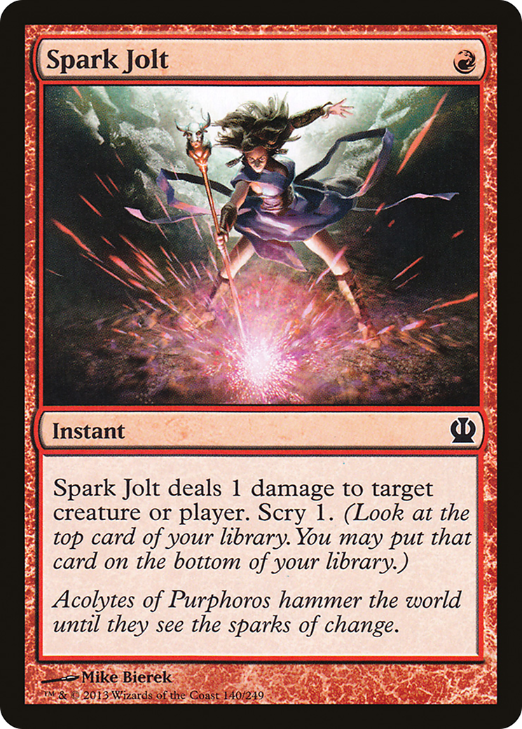 {C} Spark Jolt [Theros][THS 140]
