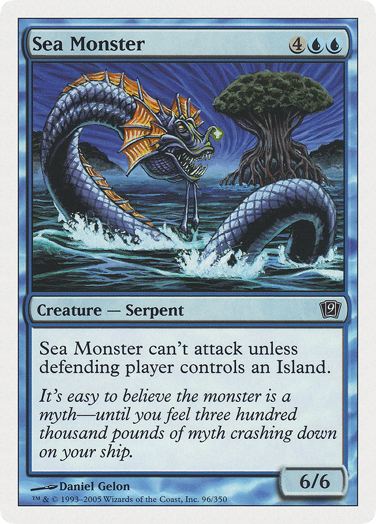 {C} Sea Monster [Ninth Edition][9ED 096]