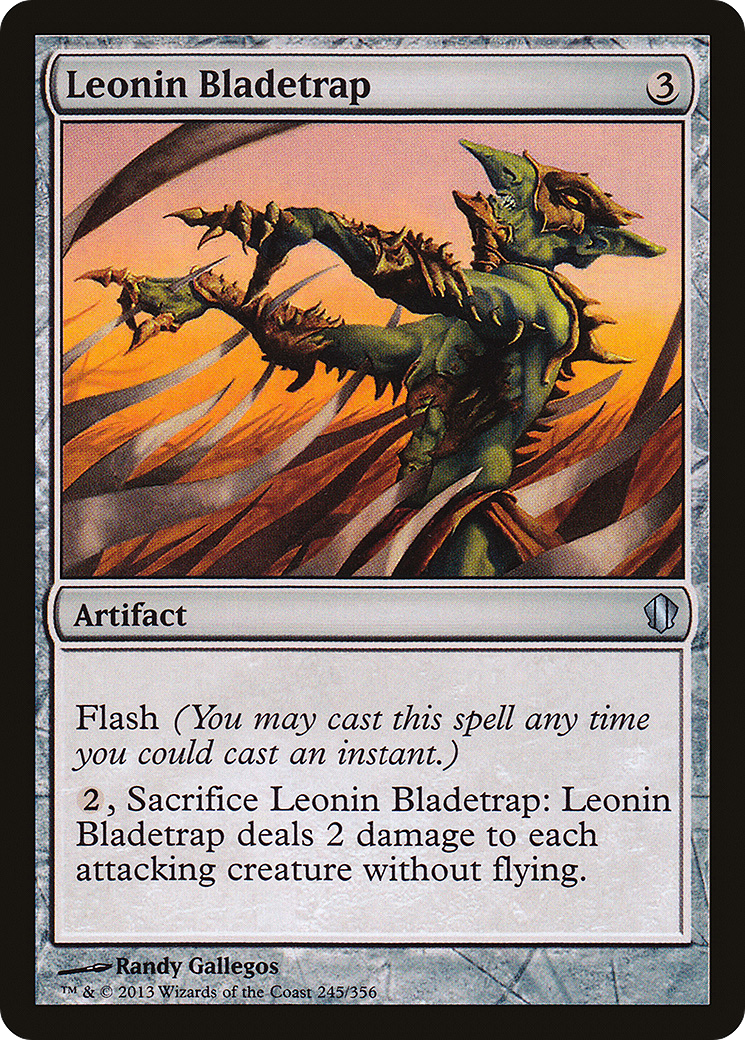 {C} Leonin Bladetrap [Commander 2013][C13 245]