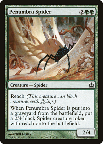 {C} Penumbra Spider [Commander 2011][CMD 167]