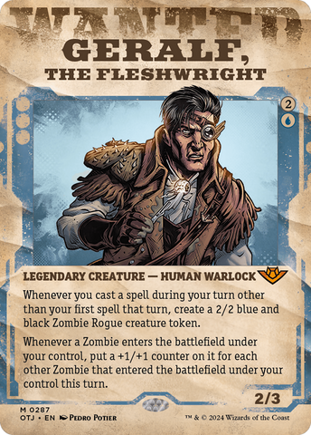 {@R} Geralf, the Fleshwright (Showcase) [Outlaws of Thunder Junction][OTJ 287]