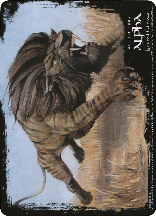 {O} Savannah Lions (Oversized) [Eighth Edition Box Topper][OVR 8ED 043]