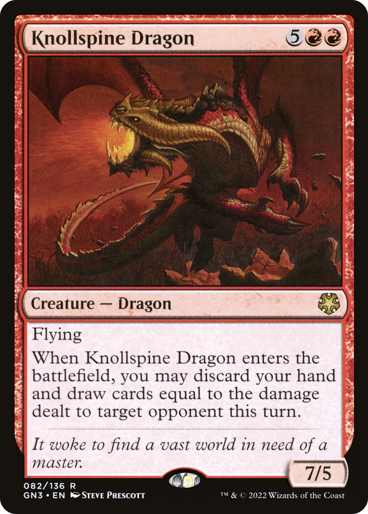 {R} Knollspine Dragon [Game Night 2022][GN3 082]