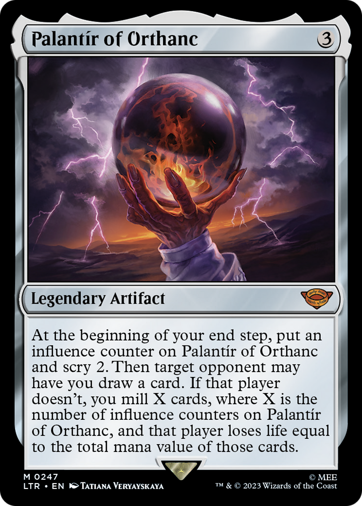 {R} Palantir of Orthanc [The Lord of the Rings: Tales of Middle-Earth][LTR 247]