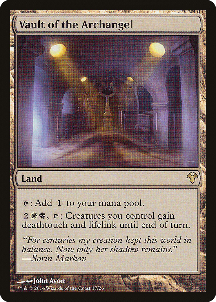 {R} Vault of the Archangel [Modern Event Deck 2014][MD1 017] - Misty Mountain Games