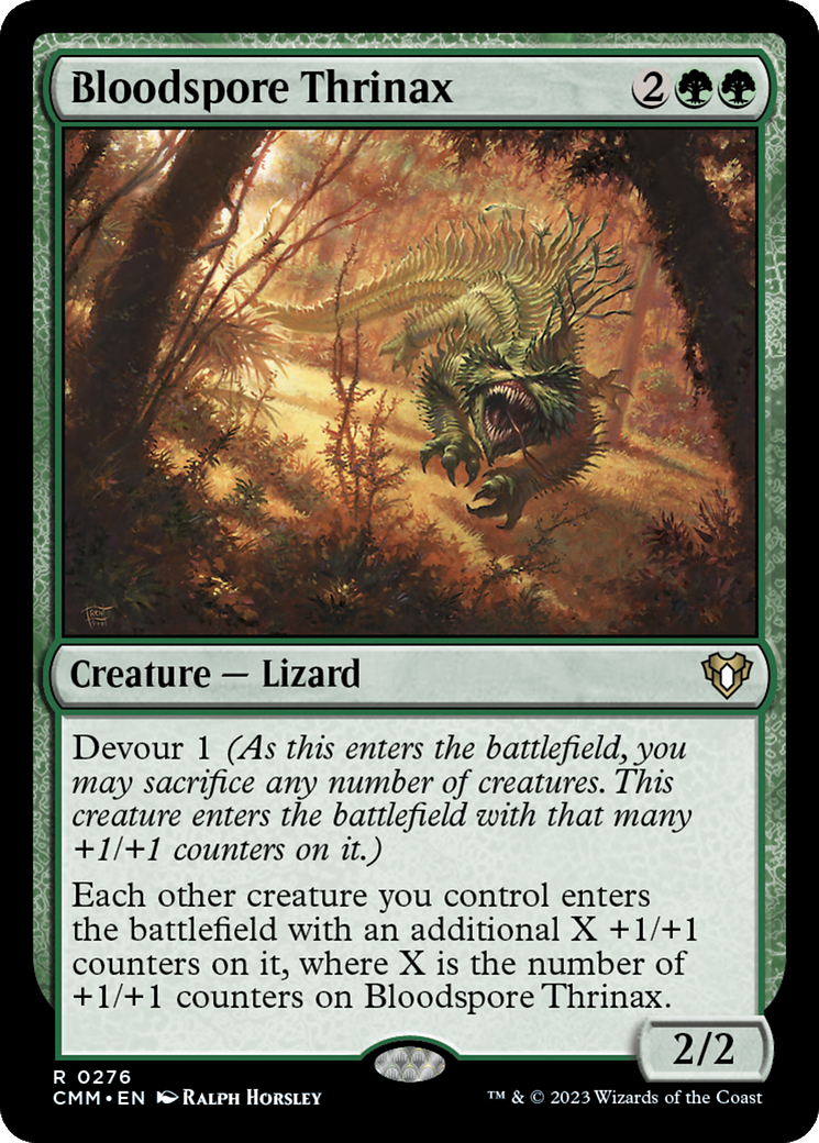 {R} Bloodspore Thrinax [Commander Masters][CMM 276]