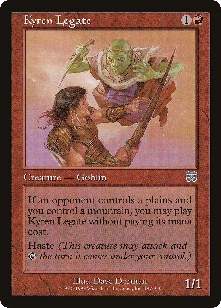 {C} Kyren Legate [Mercadian Masques][MMQ 197]