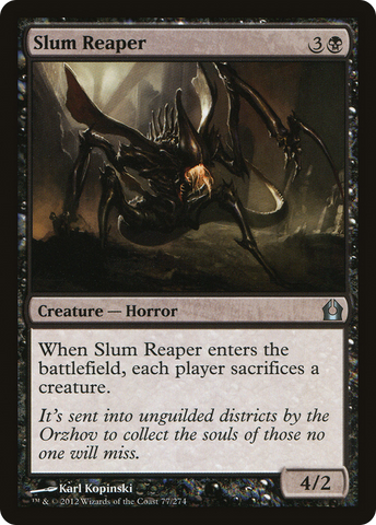 {C} Slum Reaper [Return to Ravnica][RTR 077]