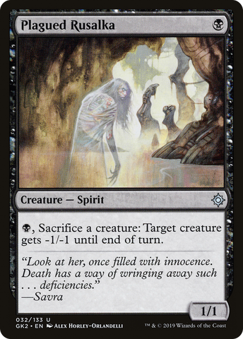 {C} Plagued Rusalka [Ravnica Allegiance Guild Kit][GK2 032]
