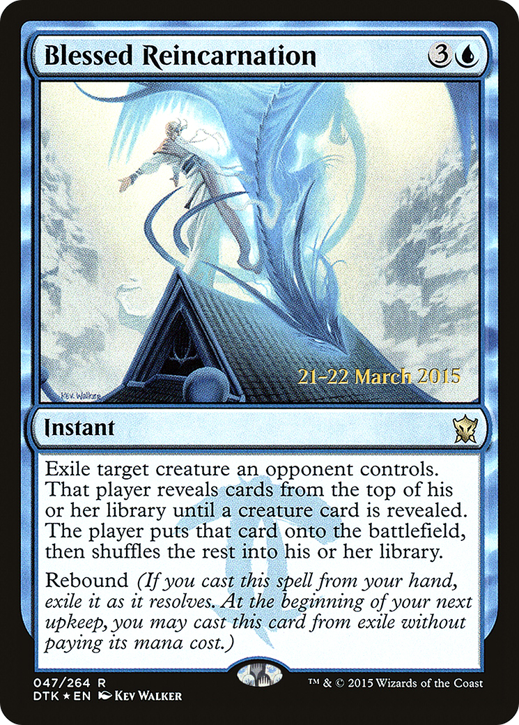 {R} Blessed Reincarnation [Dragons of Tarkir Prerelease Promos][PR DTK 047]