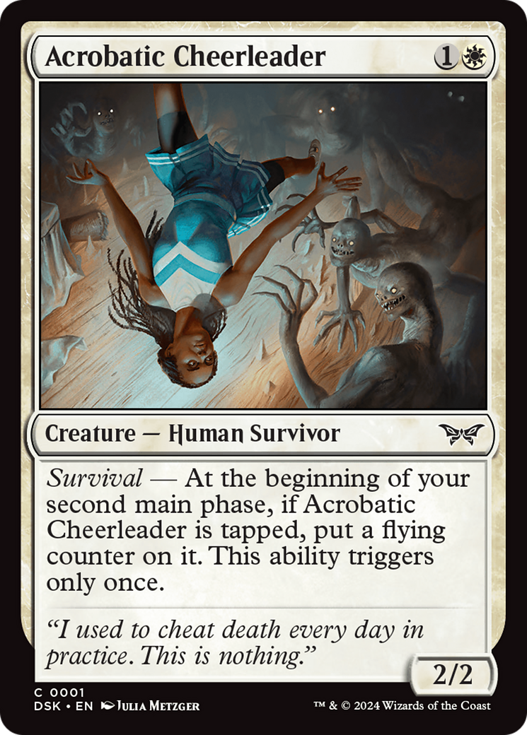 {@C} Acrobatic Cheerleader [Duskmourn: House of Horror][DSK 001]