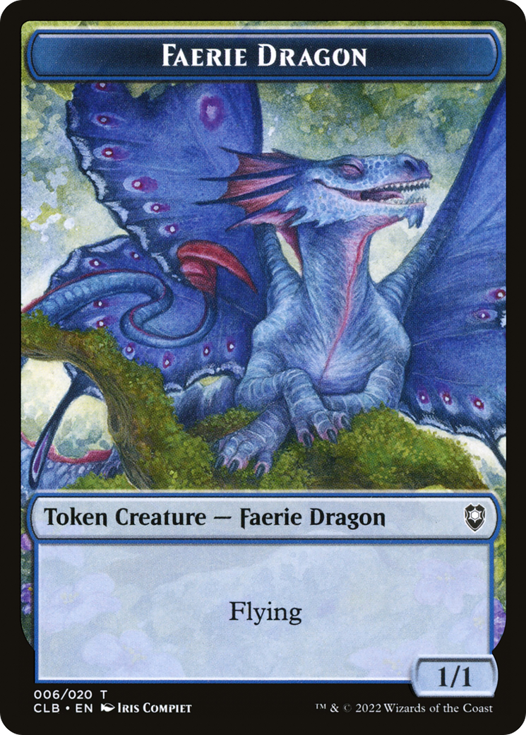 {T} Faerie Dragon Token [Commander Legends: Battle for Baldur's Gate Tokens][TCLB 006]