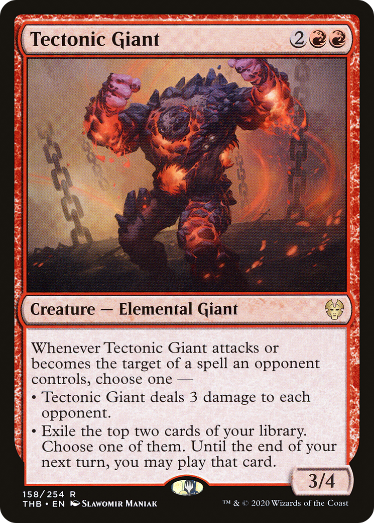 {R} Tectonic Giant [Theros Beyond Death][THB 158]