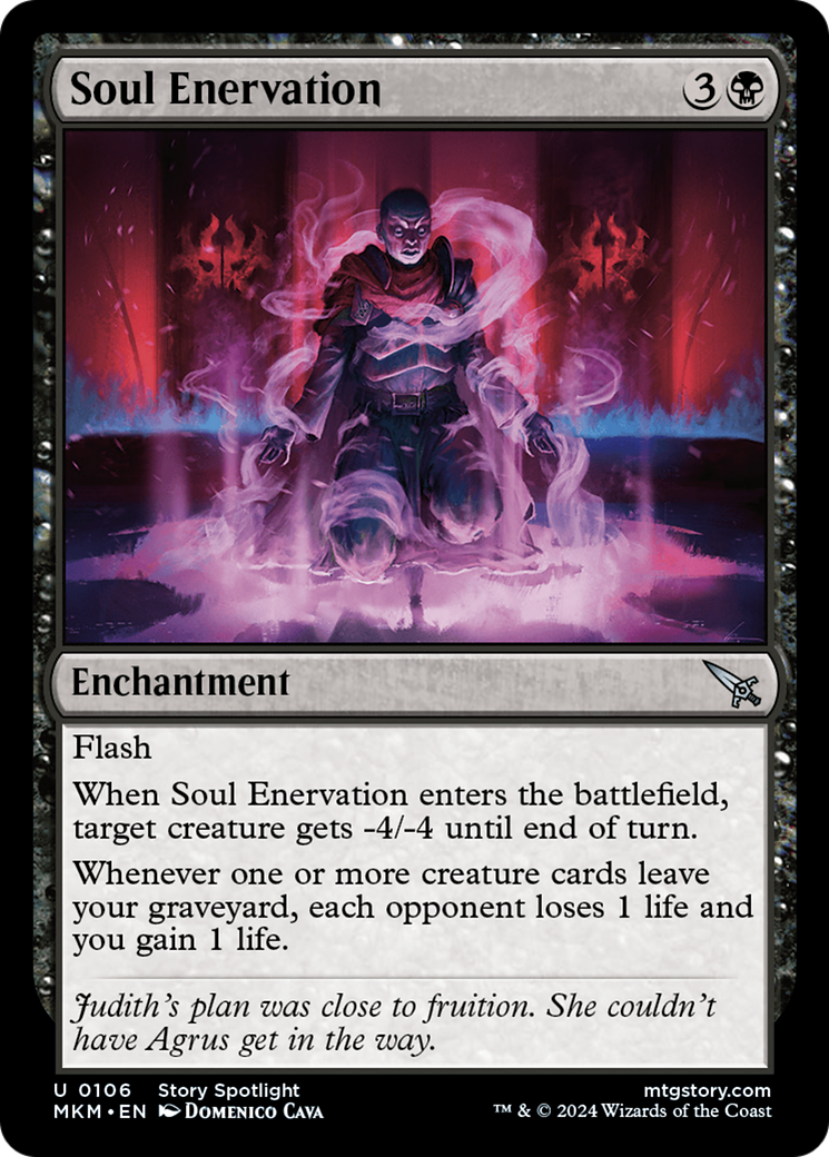 {@C} Soul Enervation [Murders at Karlov Manor][MKM 106]