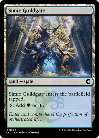 {C} Simic Guildgate [Ravnica: Clue Edition][CLU 248]