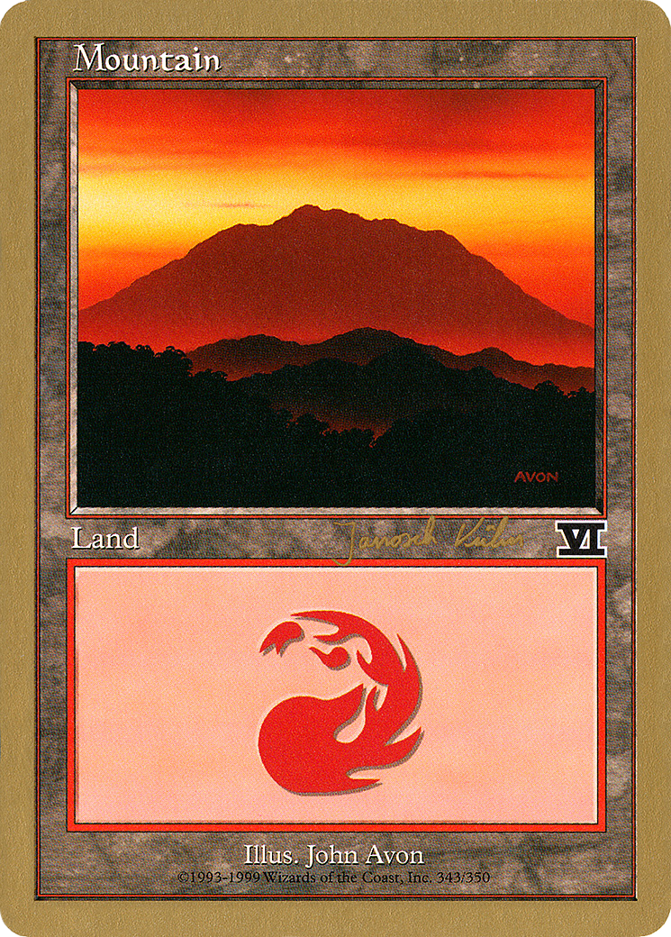{B}[GB WC00 JK343] Mountain (jk343) (Janosch Kuhn) [World Championship Decks 2000]