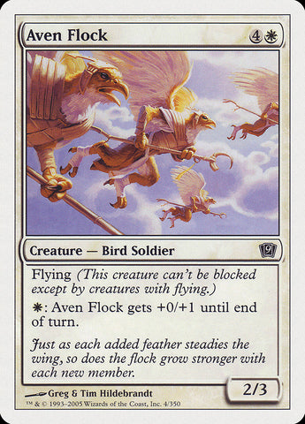 {C} Aven Flock [Ninth Edition][9ED 004]