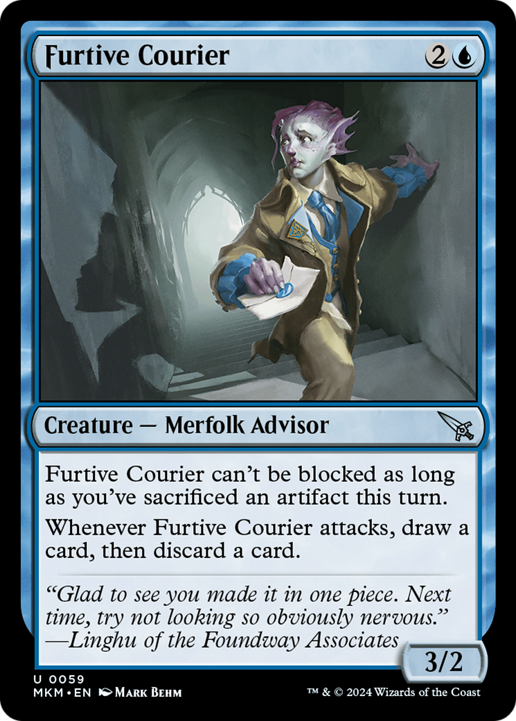 {@C} Furtive Courier [Murders at Karlov Manor][MKM 059]