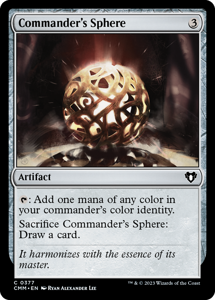 {C} Commander's Sphere [Commander Masters][CMM 377]