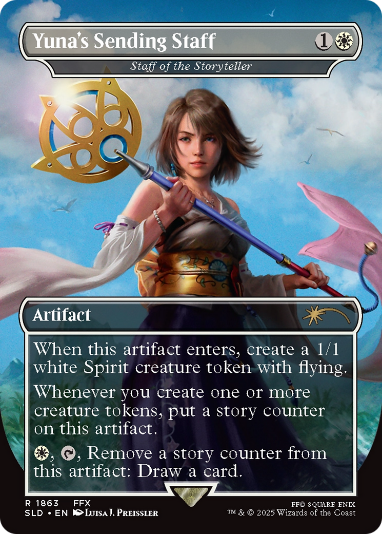 Staff of the Storyteller [SLD-1863]  (Borderless) Foil