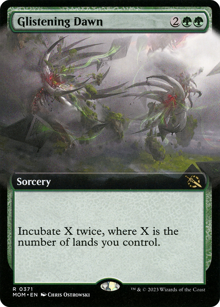 {R} Glistening Dawn (Extended Art) [March of the Machine][MOM 371]