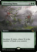 {R} Glistening Dawn (Extended Art) [March of the Machine][MOM 371]