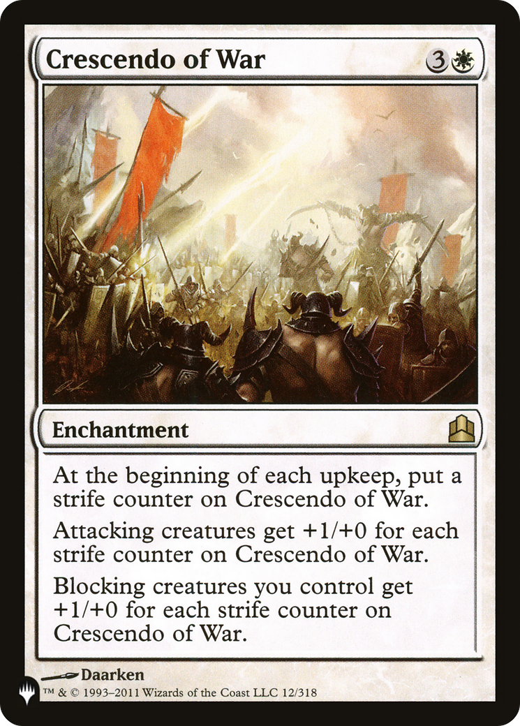 Crescendo of War [LIST 12/318]