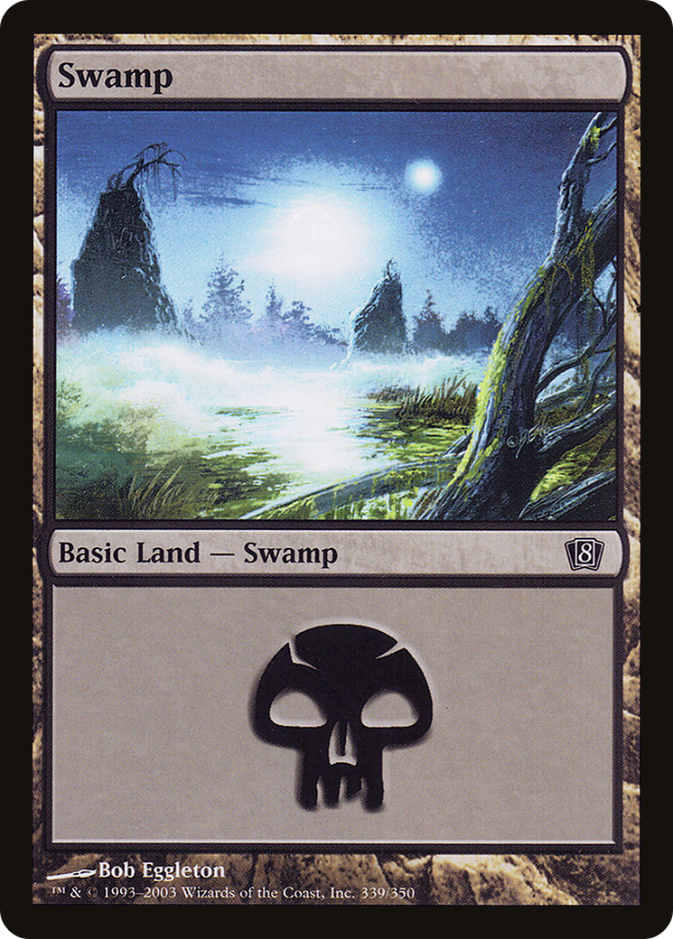 {B}[8ED 339] Swamp (339) [Eighth Edition]