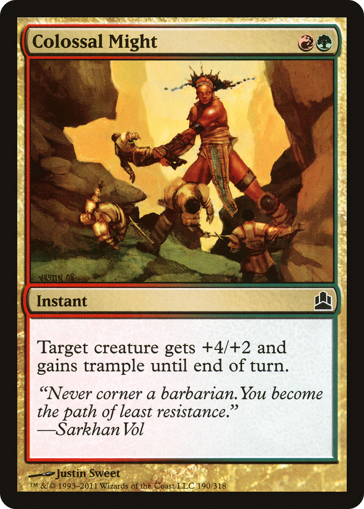 {C} Colossal Might [Commander 2011][CMD 190]