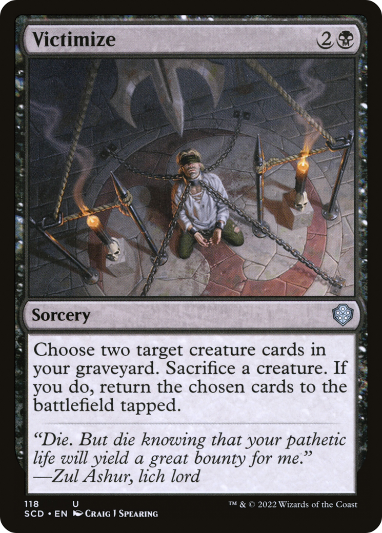 {C} Victimize [Starter Commander Decks][SCD 118]