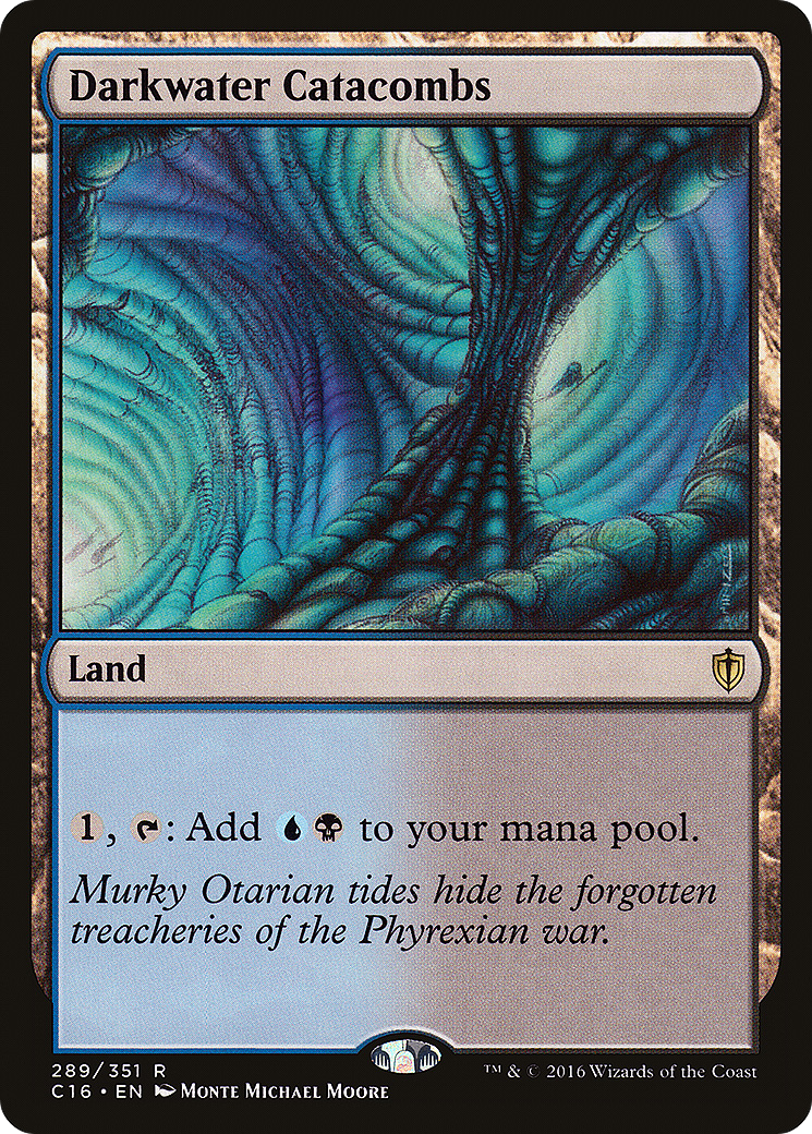 {R} Darkwater Catacombs [Commander 2016][C16 289]
