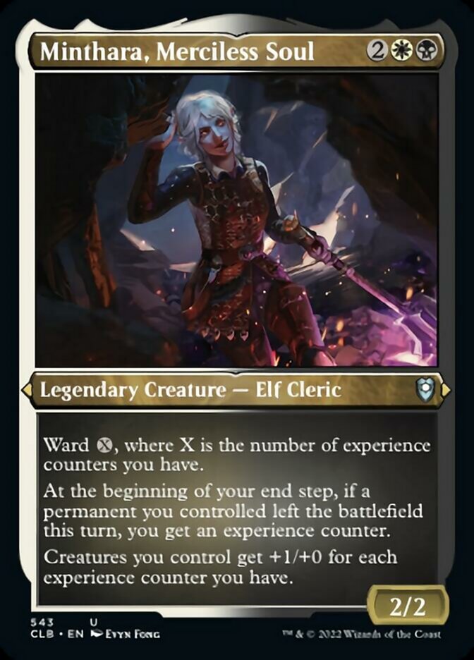{C} Minthara, Merciless Soul (Foil Etched) [Commander Legends: Battle for Baldur's Gate][CLB 543]