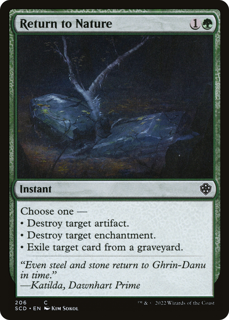 {C} Return to Nature [Starter Commander Decks][SCD 206]