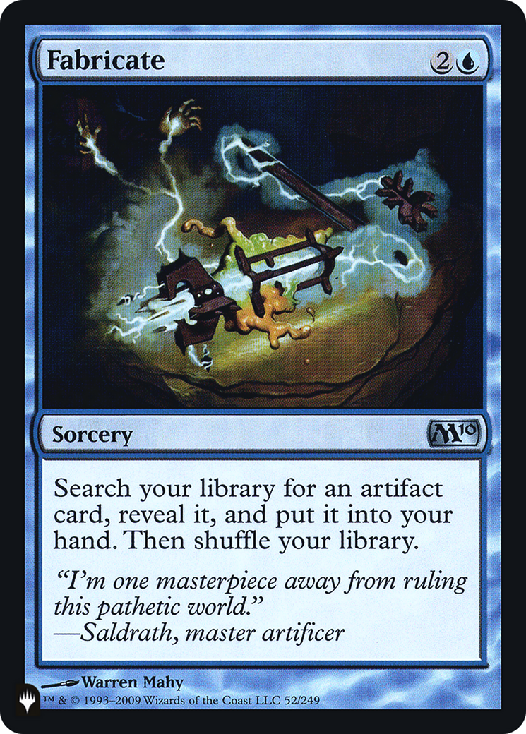 Fabricate [PLST M10-52]  Foil