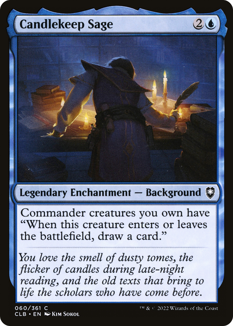 {C} Candlekeep Sage [Commander Legends: Battle for Baldur's Gate][CLB 060]