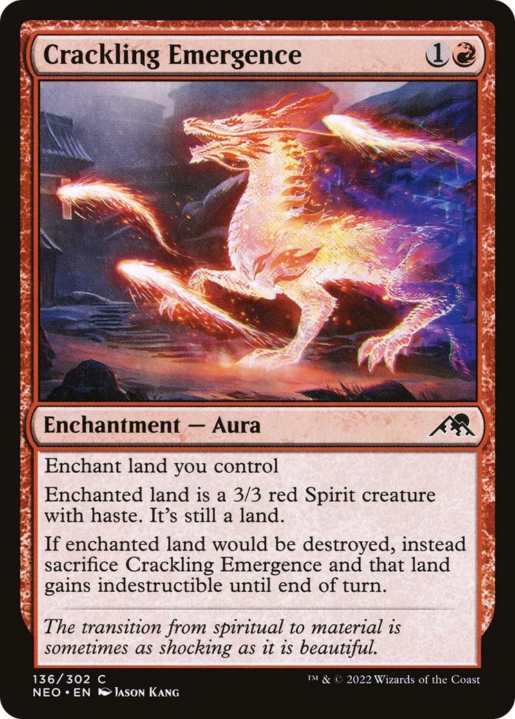 {C} Crackling Emergence [Kamigawa: Neon Dynasty][NEO 136]