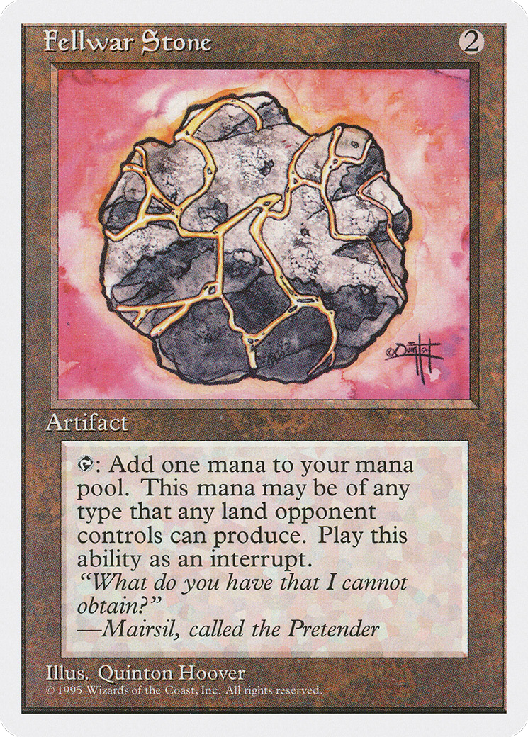 {C} Fellwar Stone [Fourth Edition][4ED 319]