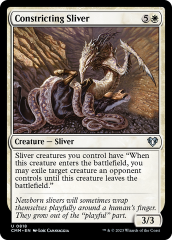 {C} Constricting Sliver [Commander Masters][CMM 818]