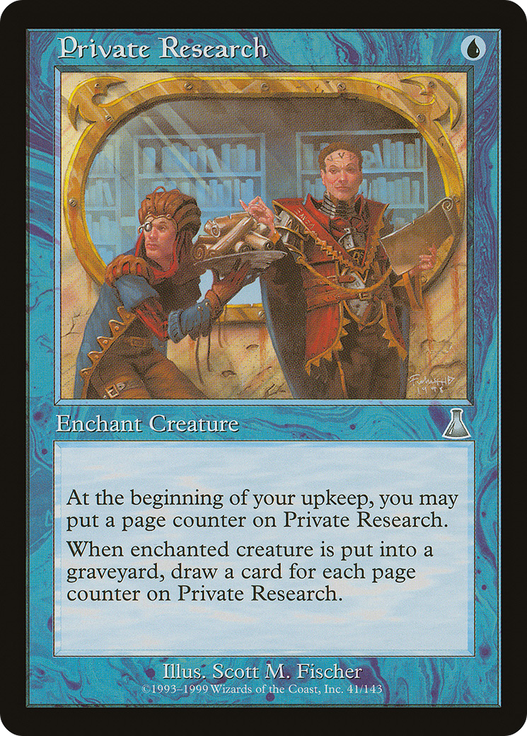{C} Private Research [Urza's Destiny][UDS 041]