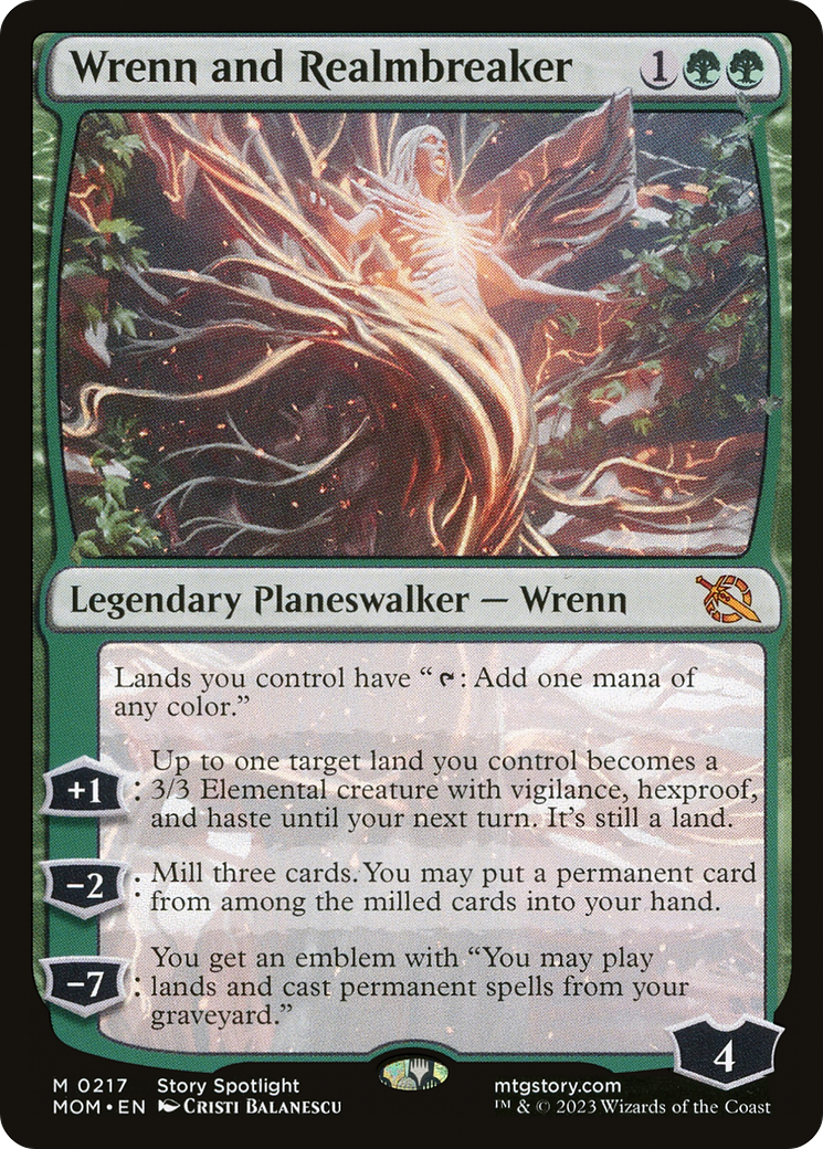 {R} Wrenn and Realmbreaker [March of the Machine][MOM 217]