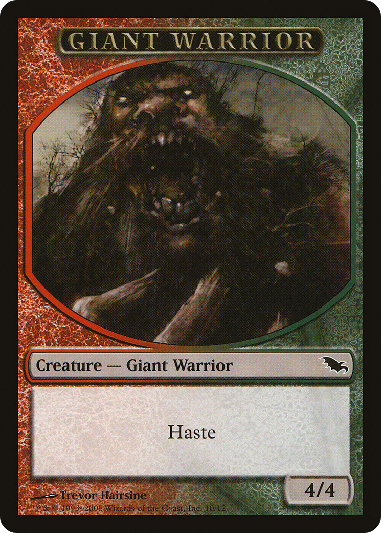 {T} Giant Warrior Token [Shadowmoor Tokens][TSHM 010]