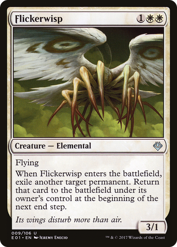 {C} Flickerwisp [Archenemy: Nicol Bolas][E01 009]