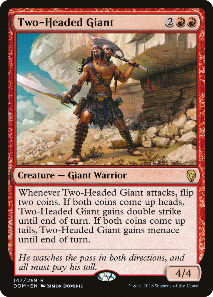 {R} Two-Headed Giant [Dominaria][DOM 147] - Misty Mountain Games